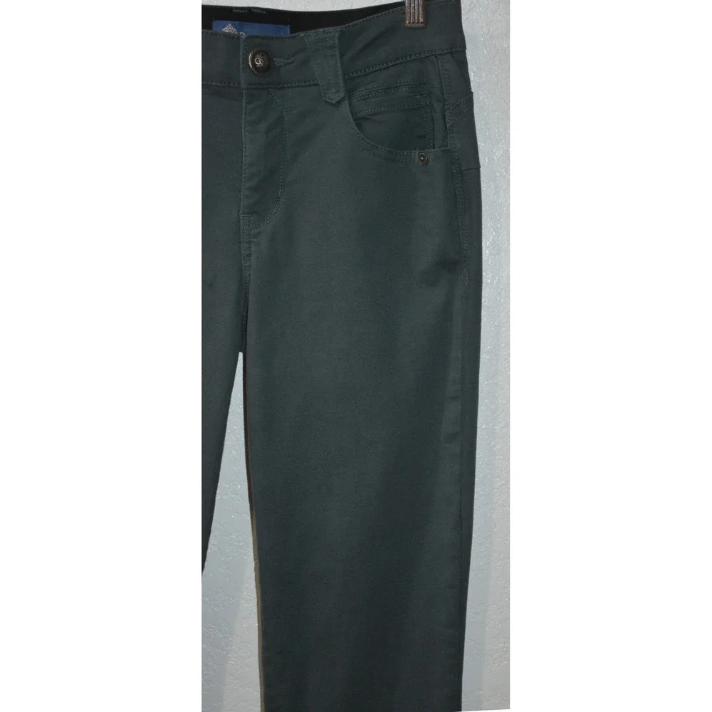 Democracy Absolution Straight Leg Pants 2P Sage/teal Green B1560VMX229 Petite